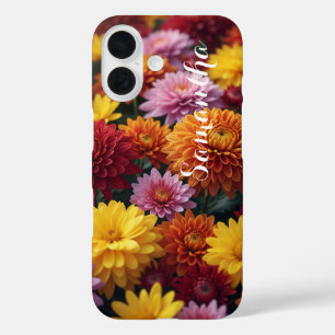 Personalized Fall Blossoms - Barely There iPhone 16 Case