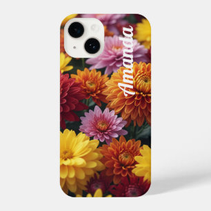Personalized Fall Blossoms –Slim Fit iPhone 14 Case