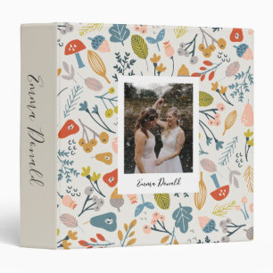 Personalized Fall Botanical Binder