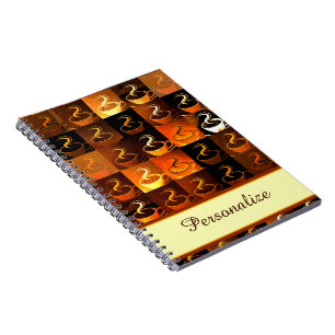 Personalized Fall coffee cups Notebook