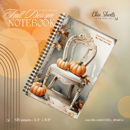 Personalized Fall Design Spiral Notebook