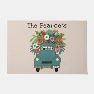 Personalized Fall Door Mat