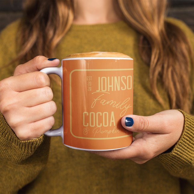 Personalized Fall Family Pumpkin Spice Coffee Mug (Creator Uploaded)