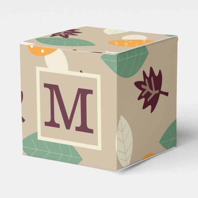 Personalized Fall Favour Box (Front Side)