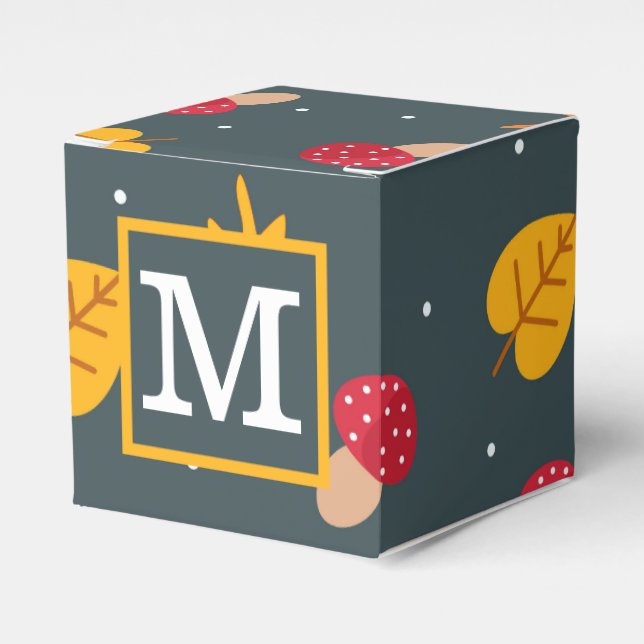 Personalized Fall Favour Box (Front Side)