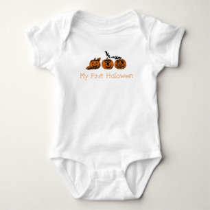Personalized Fall/Halloween/pumpkin Baby Bodysuit