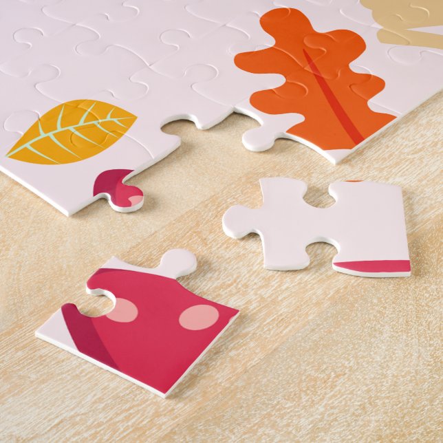 Personalized Fall Jigsaw Puzzle (Side)