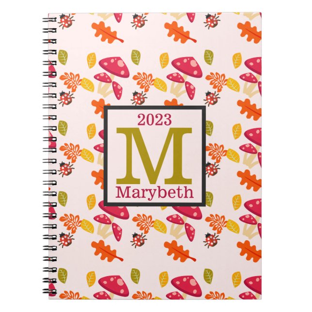 Personalized Fall Notebook (Front)