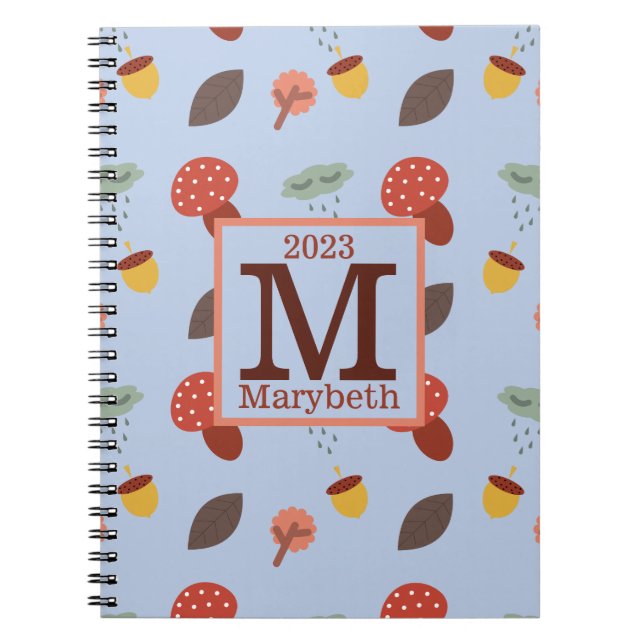Personalized Fall Notebook (Front)