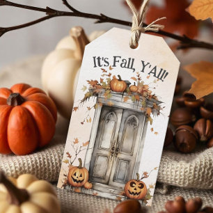 Personalized Fall Real Estate Pop By Gift Tags