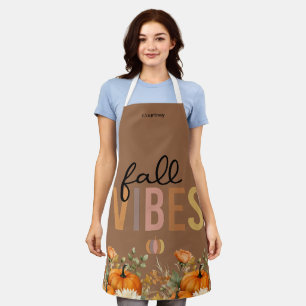 Personalized Fall-Themed Apron