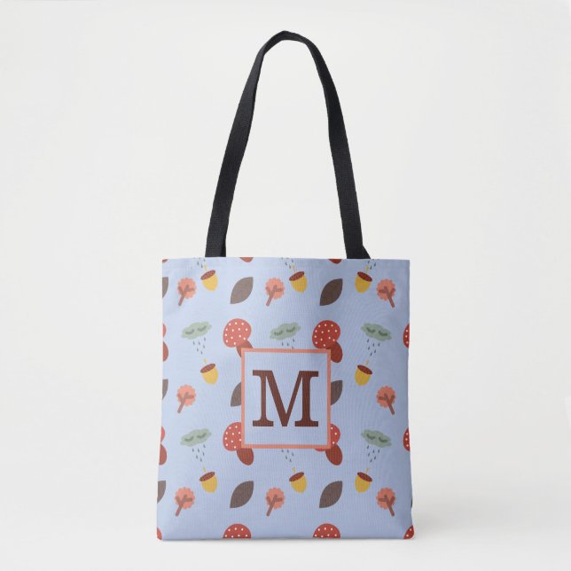 Personalized Fall Tote Bag (Front)