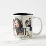 Personalized Family 7 Photo Collage Two-Tone Coffee Mug<br><div class="desc">Custom printed travel coffee mugs personalized with your family photos. This design template has space for 7 square Instagram photos. Use the design tools to change the background colour, add more photos, move things around and add your own custom text to create a unique one of a kind gift for...</div>