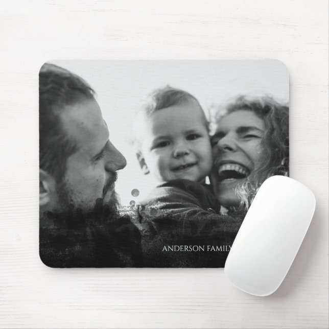 Personalized Family Abstract Overlay Mouse Pad (With Mouse)
