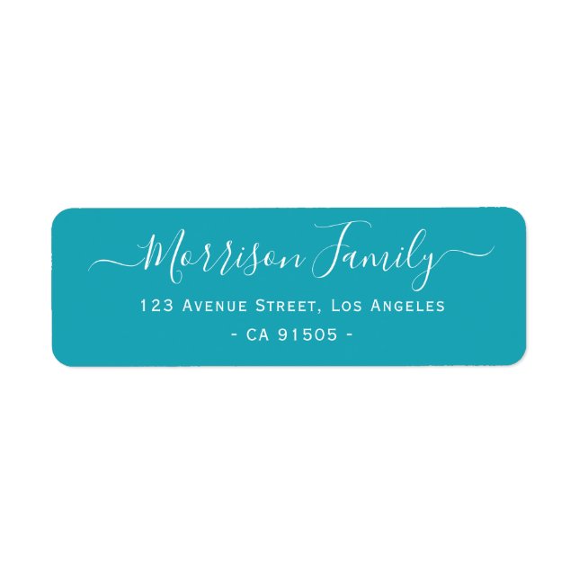 personalized family address label (Front)