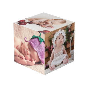 Personalized Family Baby Or Kids 4" Photo Cube