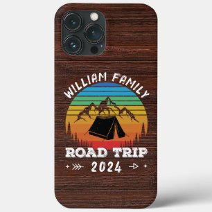 Personalized Family Camping Adventure Road Trip iPhone 13 Pro Max Case