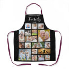 Personalized FAMILY CHEF 18 Photo Collage Black