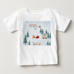 Personalized Family Christmas Baby T-Shirt
