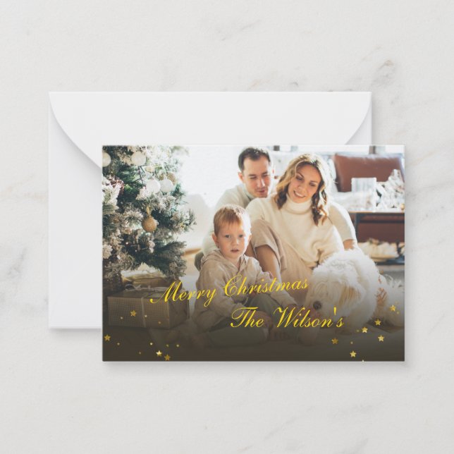 Personalized Family Christmas Card – Custom Holida (Front)
