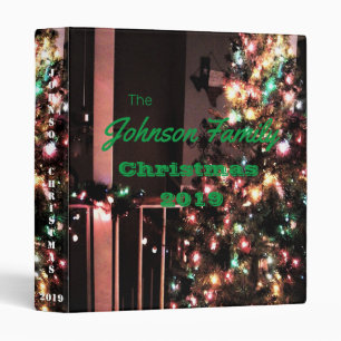 Personalized Family Christmas Photo Album Binder
