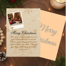 “Personalized Family Christmas Photo Card”