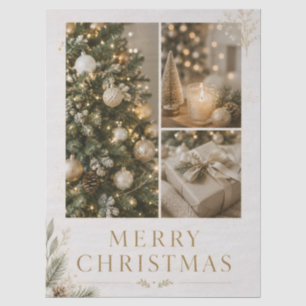 Personalized Family Christmas Photo style Tissue Paper