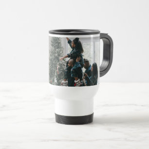 Personalized Family Christmas Photo Travel Mug