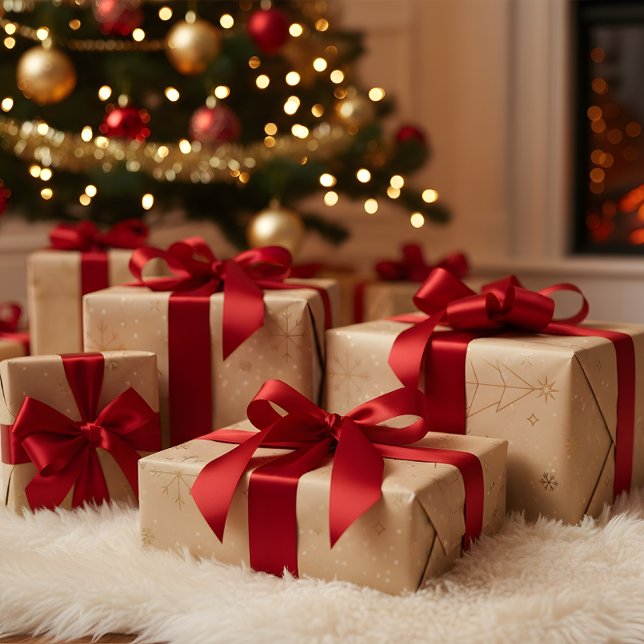 “Personalized Family Christmas Photo Wrapping Pape Wrapping Paper (Creator Uploaded)