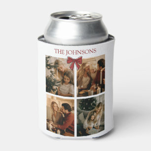 Personalized Family Christmas Photos Can Cooler