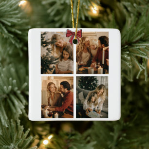 Personalized Family Christmas Photos Ornament