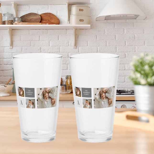  Personalized Family Collage Gift Glass (Creator Uploaded)