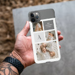 Personalized Family Collage Gift iPhone 11Pro Max Case<br><div class="desc">Introducing our exquisite Grey-themed Trendy Collage Photo, the ultimate family gift that captures cherished memories in a personalized and stylish manner. This carefully crafted collage showcases the beautiful moments and bonds shared within your family, making it a truly special and heartfelt present. With its sleek grey theme, this collage exudes...</div>
