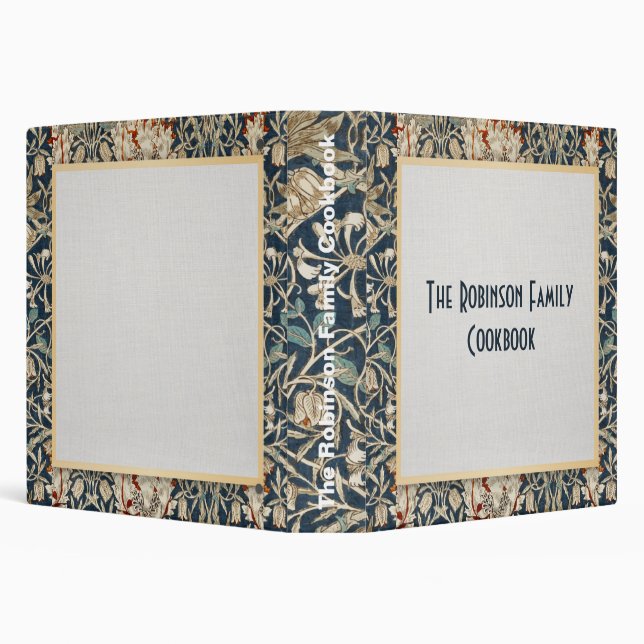 Personalized Family Cookbook 3-Ring Binder (Background)