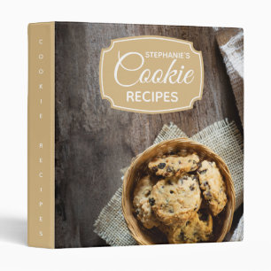 Personalized Family Cookbook Cookie Recipe Binder