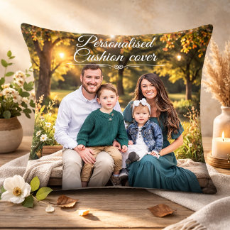 Personalized Family Cushion Cover Gift