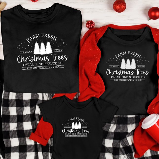 Personalized Family Custom Name Matching Christmas T-Shirt (Creator Uploaded)