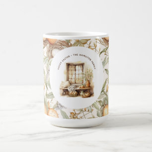 Personalized Family Easter Beige Coffee Mug