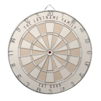 Personalized Family Established Custom Colours Dartboard