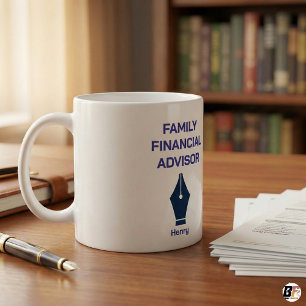 Personalized Family Financial Advisor Coffee Mug