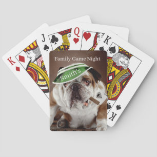 Personalized Family Game Night Playing Cards