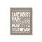 Personalized Family Lake House Rules Brown | White