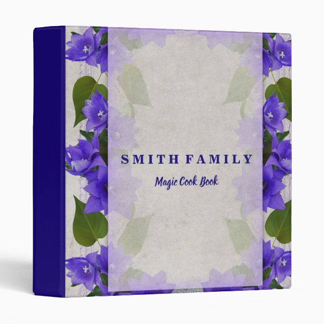 Personalized Family Magic Recipe Cookbook Binder (Front/Spine)