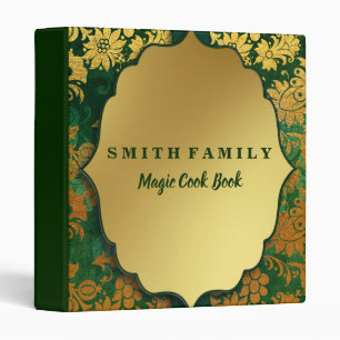 Personalized Family Magic Recipe Cookbook Binder