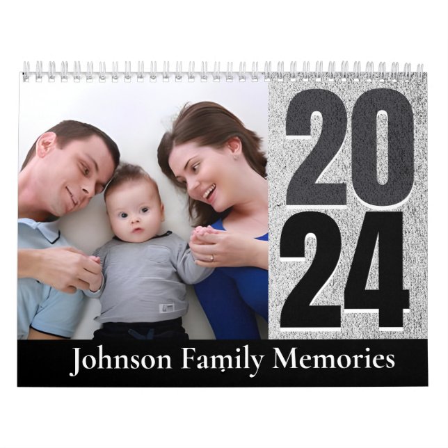 Personalized Family Memory Photo Keepsake Gift Calendar (Cover)