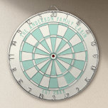 Personalized Family Name Custom Aqua Game Room Dartboard<br><div class="desc">Bring a fresh, relaxed feel to your game room or cabin with this personalized aqua dartboard, customized with your family name and established year. The soft aqua and neutral tones give this classic dartboard design a lighter, coastal-inspired look that works beautifully in lake houses, beach homes, cabins, and modern game...</div>