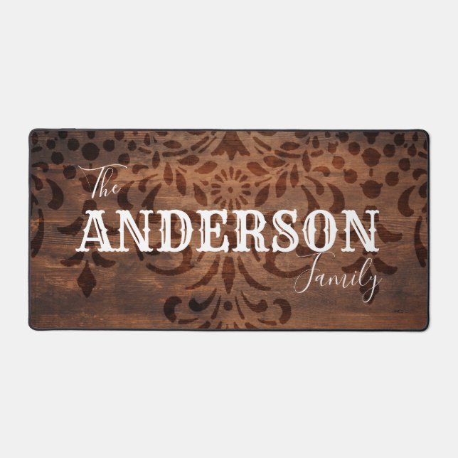 Personalized Family Name Desk Mat (Front)