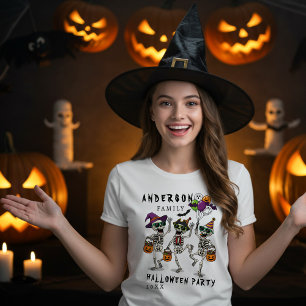Personalized Family Name Halloween Party  T-Shirt