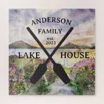 Personalized Family Name Lake House 