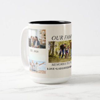 Personalized Family Name Photo Mug